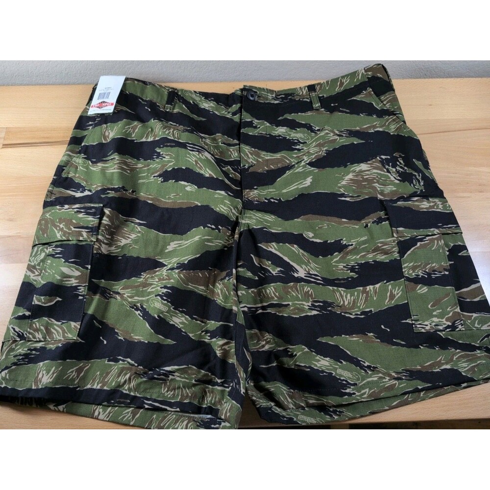 Tiger Stripe Camo Shorts Mens 2XL TRU SPEC Tiger Stripe Products Cargo NWT